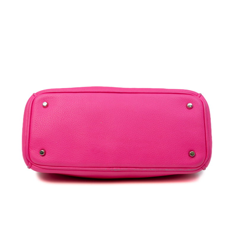 2013 Mini Diorissimo Rosepink/Red Calfskin Handbag PHW With Strap