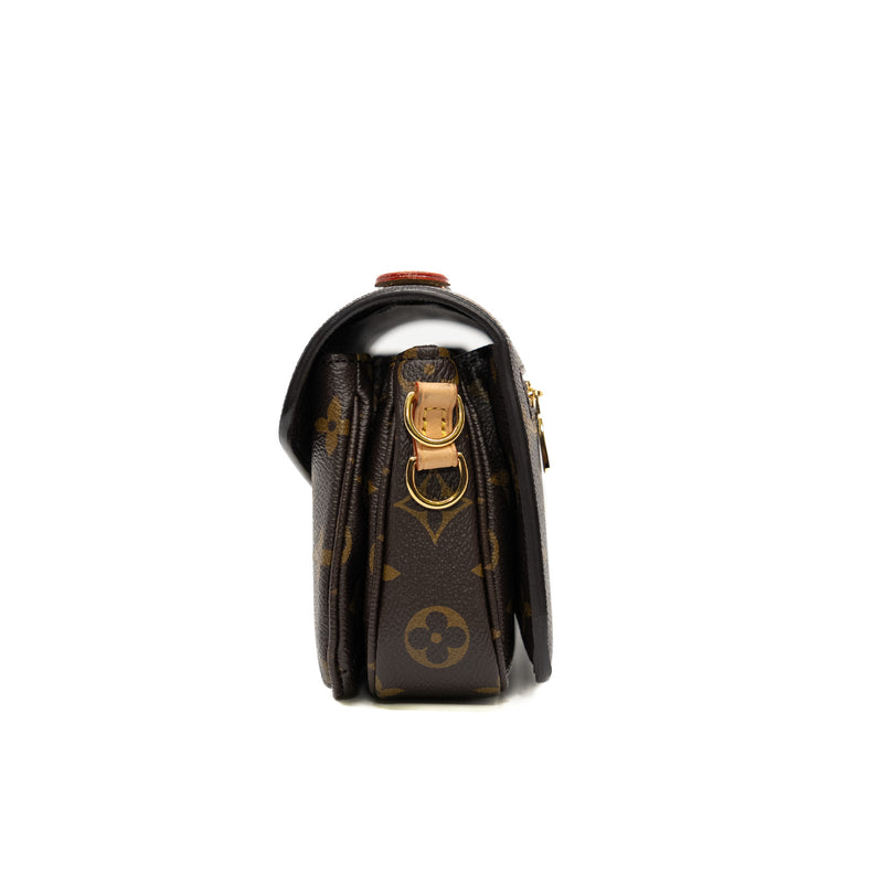 Pochette Métis East West in Monogram GHW