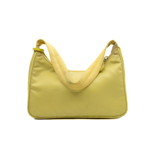 Re-Edition 2000 Re-Nylon Yellow Mini Bag - L'UXE LINK