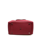 thumbnail Lindy 30 in tc rubis red phw stamp T with twilly