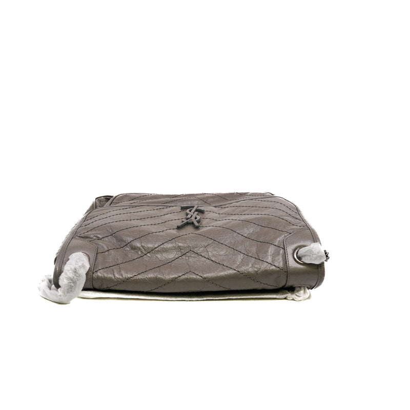 medium niki grey calfskin phw