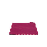thumbnail rockstud leather clutch phw