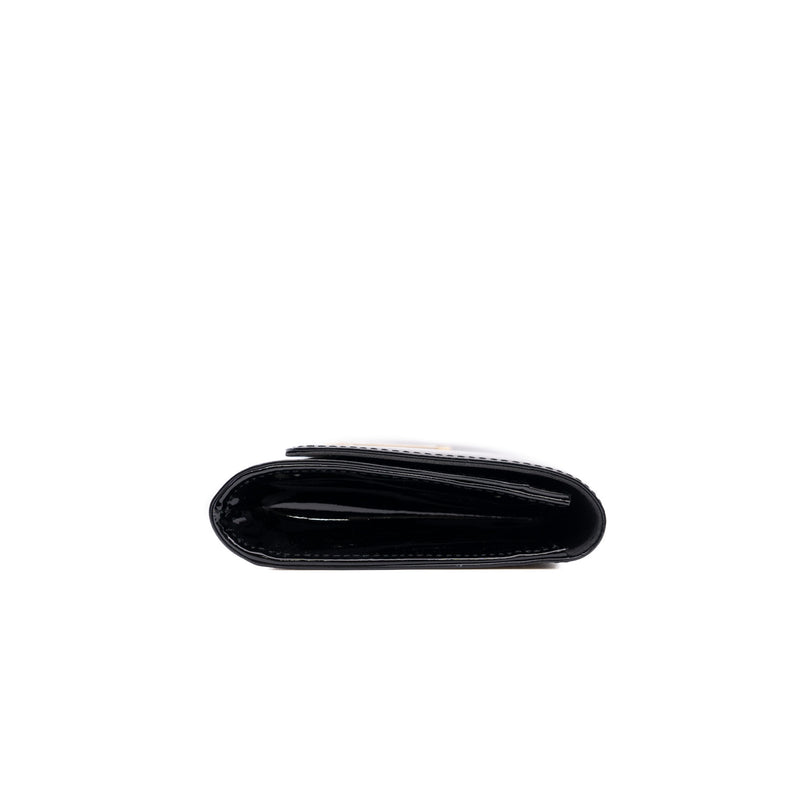 Louise Clutch Patent Leather Black Ghw 2014 - L'UXE LINK