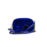 thumbnail GG Marmont Camera Bag in Velvet blue ghw