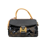 thumbnail fleur de jais carrousel bag limited edition monogram ghw