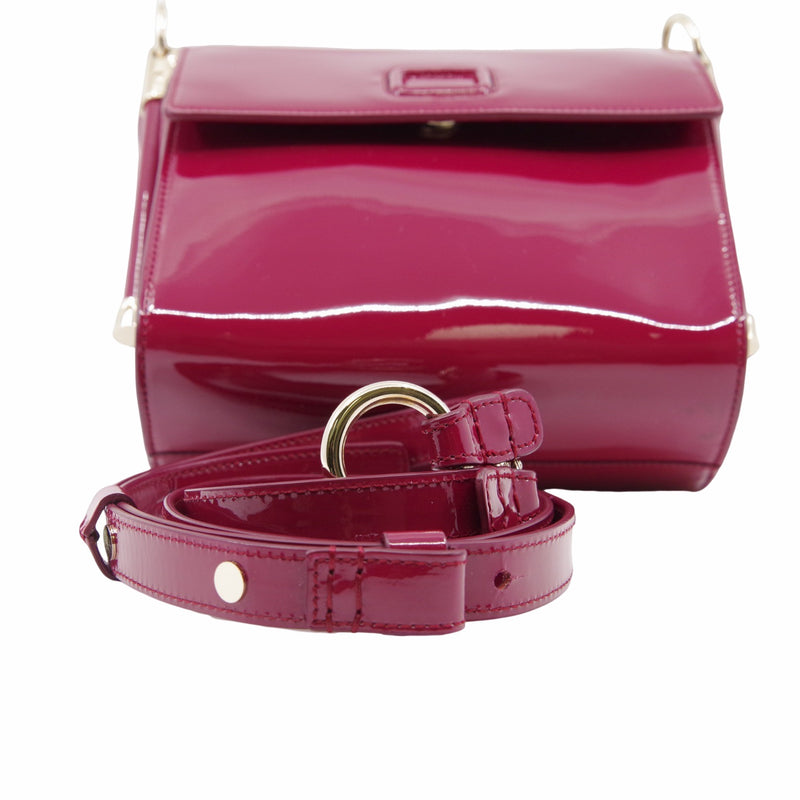 VIV' CARRÉ SHOULDER BAG SMALL LEATHER PINK - L'UXE LINK