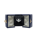 thumbnail Joséphine Aigrette ring in White gold with aquamarine diamonds size 54 seri 2609058