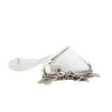 thumbnail souvenir crossbody bag in white croc-effect leather phw