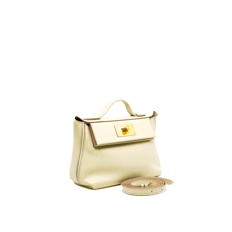 Mini 24/24 21 8L Beton In Swift/Evercolor Leather GHW Stamp B