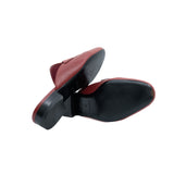 thumbnail H Trocadero mules in leather windred phw#35