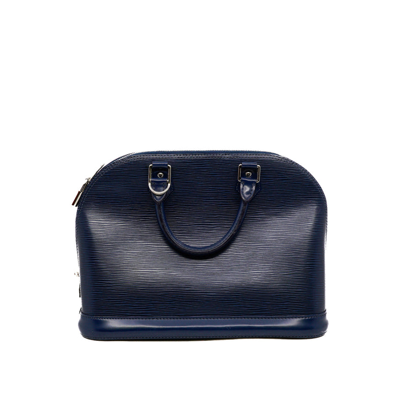 Alma Pm Blue Indigo Epi Leather Bag Phw - L'UXE LINK