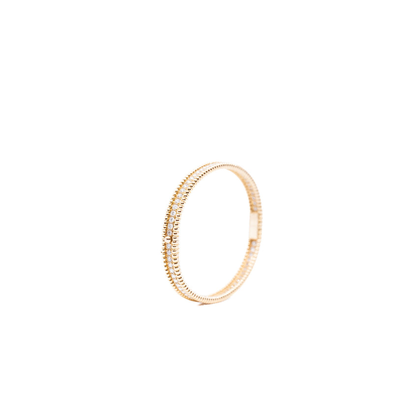 Perlée diamonds bracelet, 1 row, small model 18k rose gold diamonds rrp39000