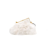 thumbnail First small bag in fox fur/ leather white ghw