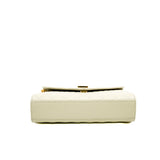thumbnail medium envelope in leather white grey ghw
