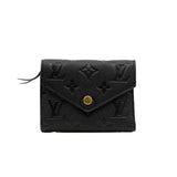 thumbnail Victorine Wallet in black iconic Monogram pattern ghw