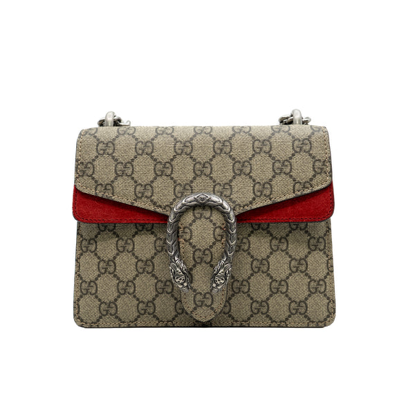 mini Dionysus in monogram/red suede ghw 2015