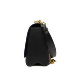 thumbnail mm epi sequins bird motif in black leather ghw