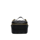 thumbnail small diortravel vanity in black lambskin ghw