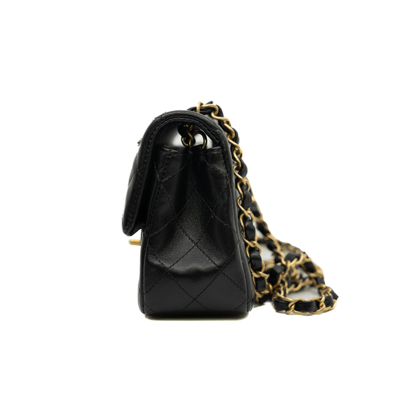 limited mini cf in lambskin black ghw seri 26