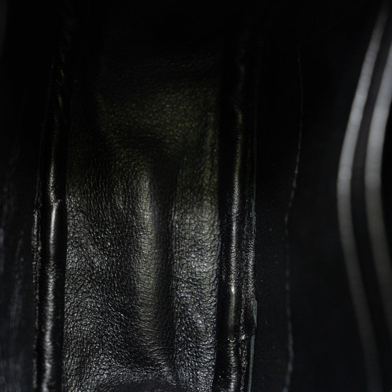 blogger bag in grey crocodile embossed phw