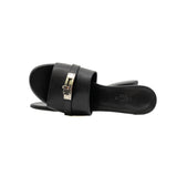 thumbnail sandal gigi 50 in leather black phw #35