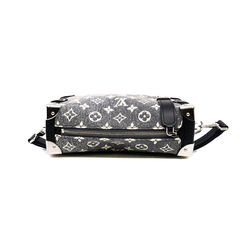 MM side trunk in monogram denim grey phw 2022+