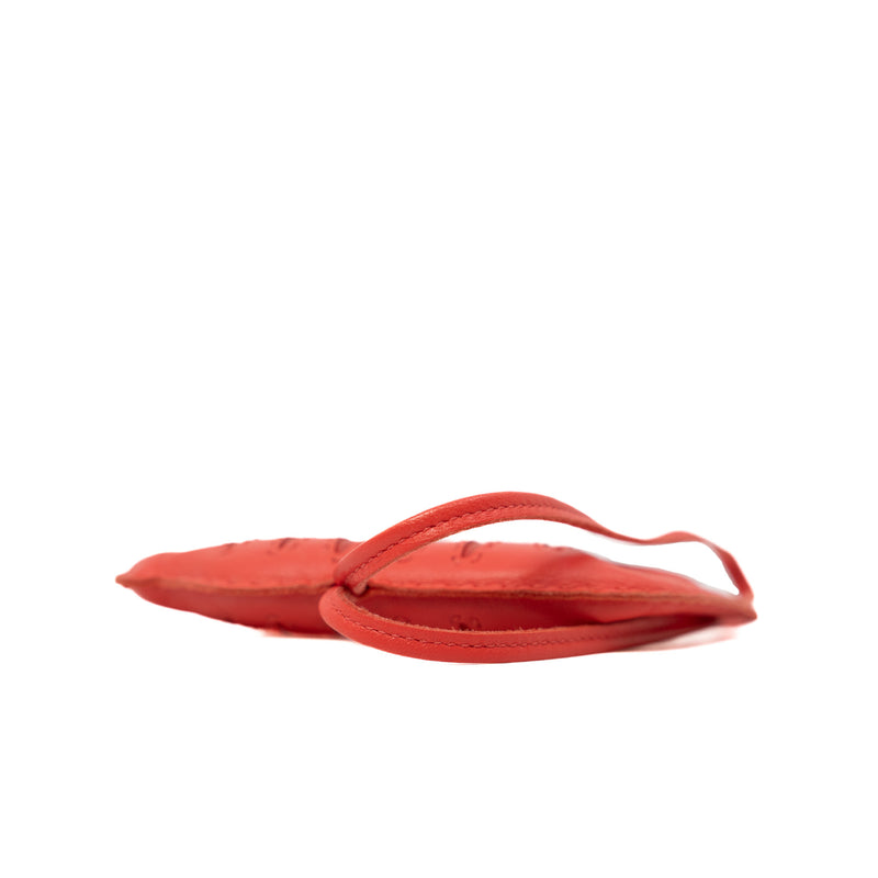 Milo Rooroo Tiger In Rose Texas/Rouge Indien Lambskin Bag Charm - L'UXE LINK