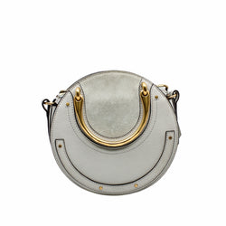 pixie  round bag  light Gray ghw - L'UXE LINK