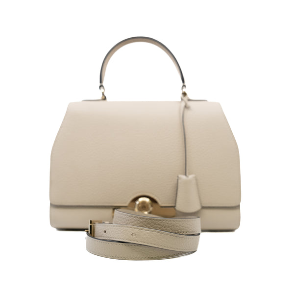Moynat Rejane PM In Leather Beige GHW