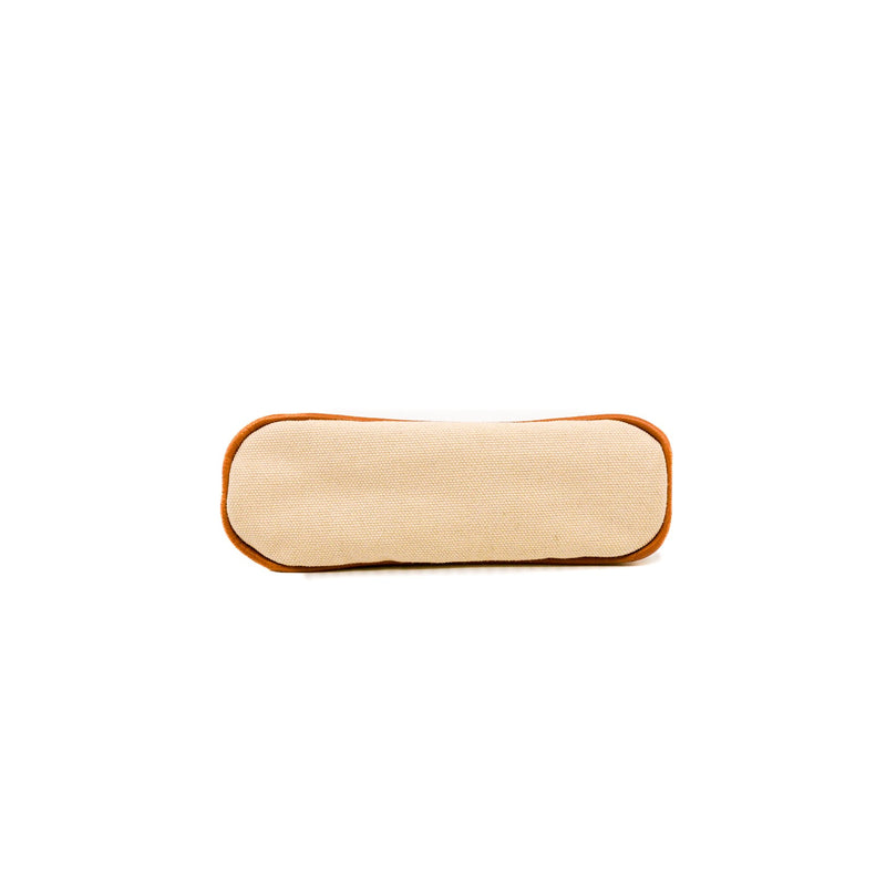 mini bolide pouch in canvas beige phw