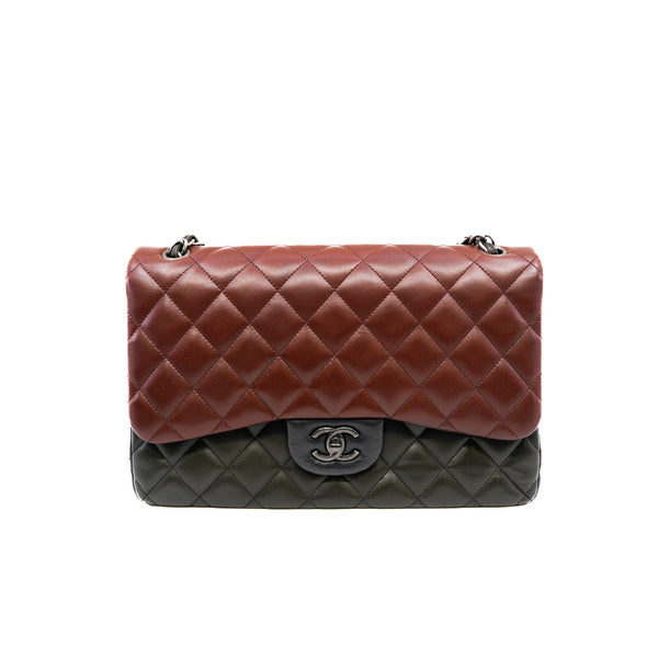 cf MM green grey mix brown lambskin seri18