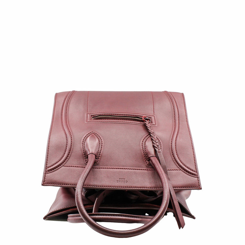 PHANTOM BAG LEATHER MEDIUM RED GHW - L'UXE LINK