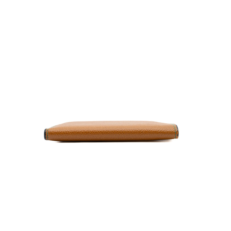 Valextra Compact Wallet In Brown - L'UXE LINK