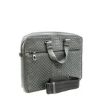 thumbnail intrecciato man's massager bag in dark green phw