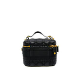 thumbnail small diortravel vanity in black lambskin ghw