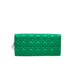 thumbnail medium evening clutch in lambskin green phw 2013