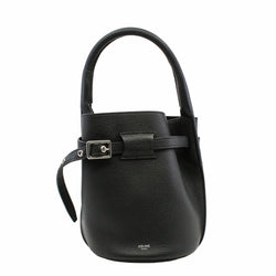 basket handle tote small leather black phw - L'UXE LINK