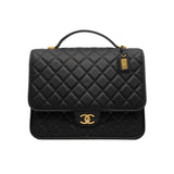 thumbnail 22k large backpack in black caviar GHW