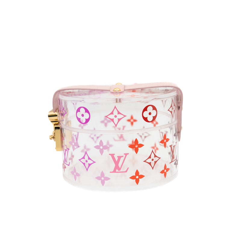 transparent box in plexiglass rose monogram ghw