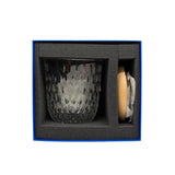 thumbnail st louis folia candleholder in crystal/wood