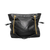 thumbnail jamie shopping bag in black lambskin ghw