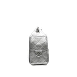 thumbnail mini 25 bag in metallic silver caviar phw #C47HXXXX