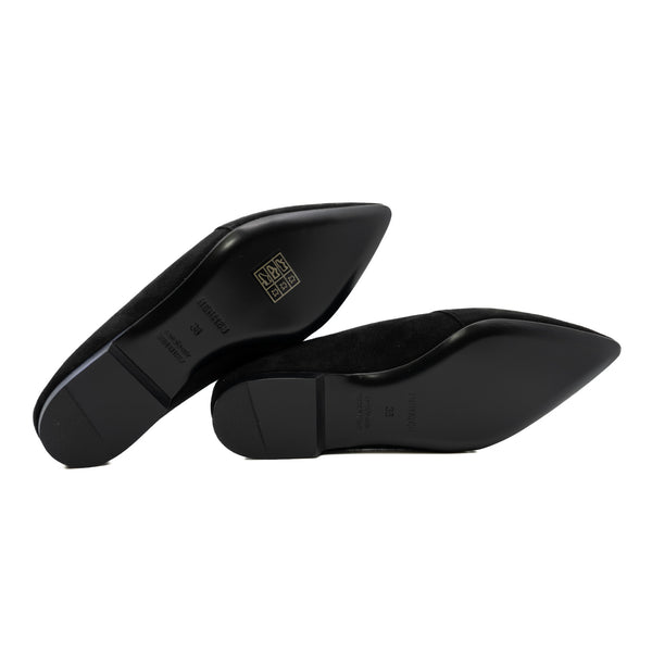 Loafer in Suede Black #36 - L'UXE LINK