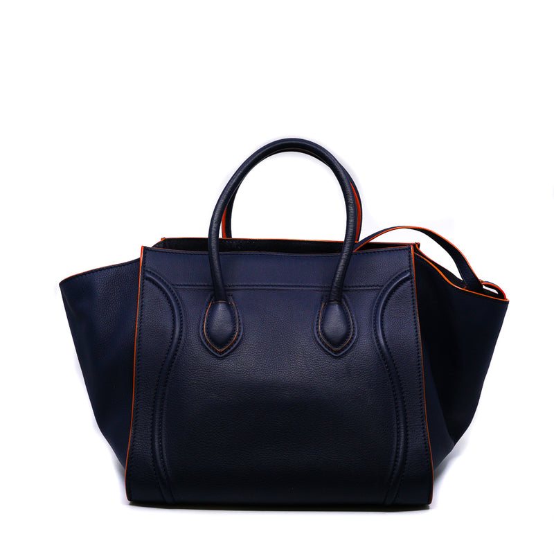 luggage mm in navy/red - L'UXE LINK