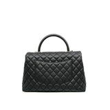 thumbnail large coco handle in caviar black ghw seri 30