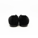 thumbnail Roxane flat with sequin in black suede #35