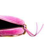 thumbnail GG marmont camera bag velvet pink with crystal ghw