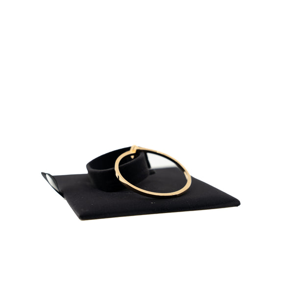 T1 Narrow Hinged Bangle in 18k rg rrp 7600 - L'UXE LINK
