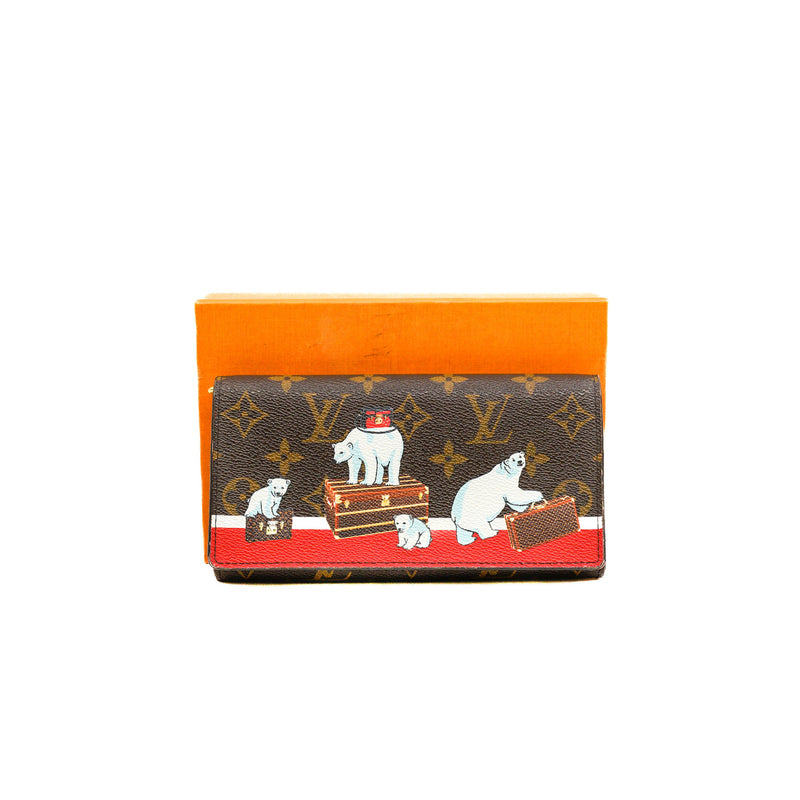 Monogram Limited Edition Christmas Polar Bear Wallet - L'UXE LINK
