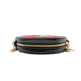 thumbnail circle bag red sude